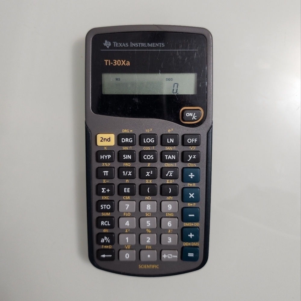 TI-30Xa Texas Instruments Scientific Calculator